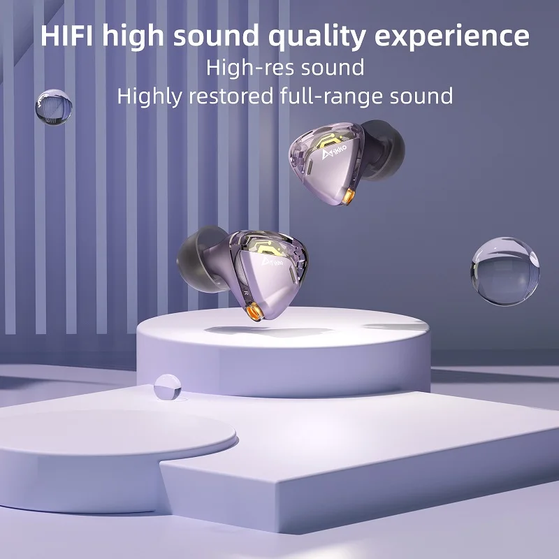 Проводные наушники iKKO OH2 Hi-Fi динамические IEM с кабелем съемная Музыкальная