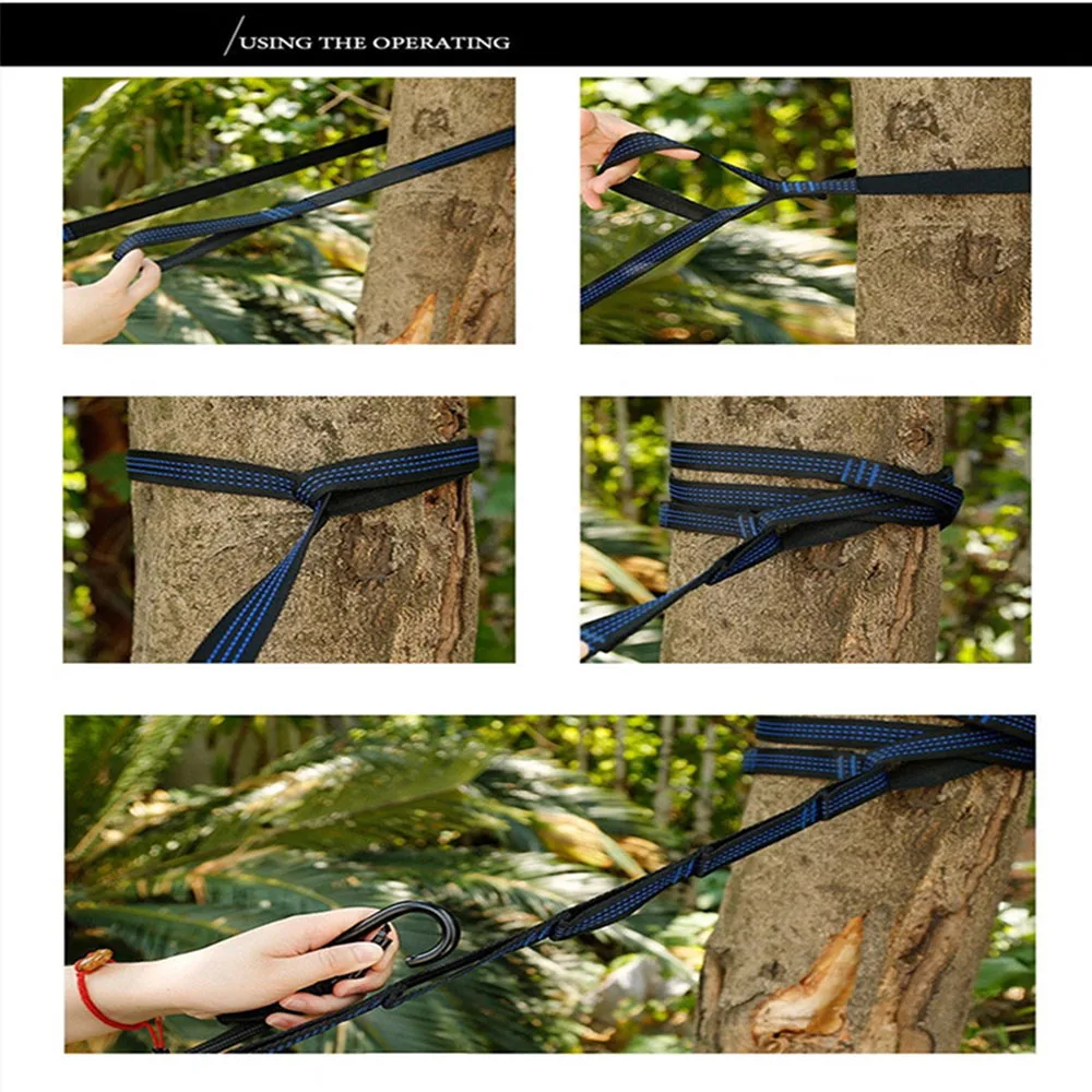 Регулируемый ремень для гамака 2 шт. веревка-ремень 300 см подвешивания деревьев