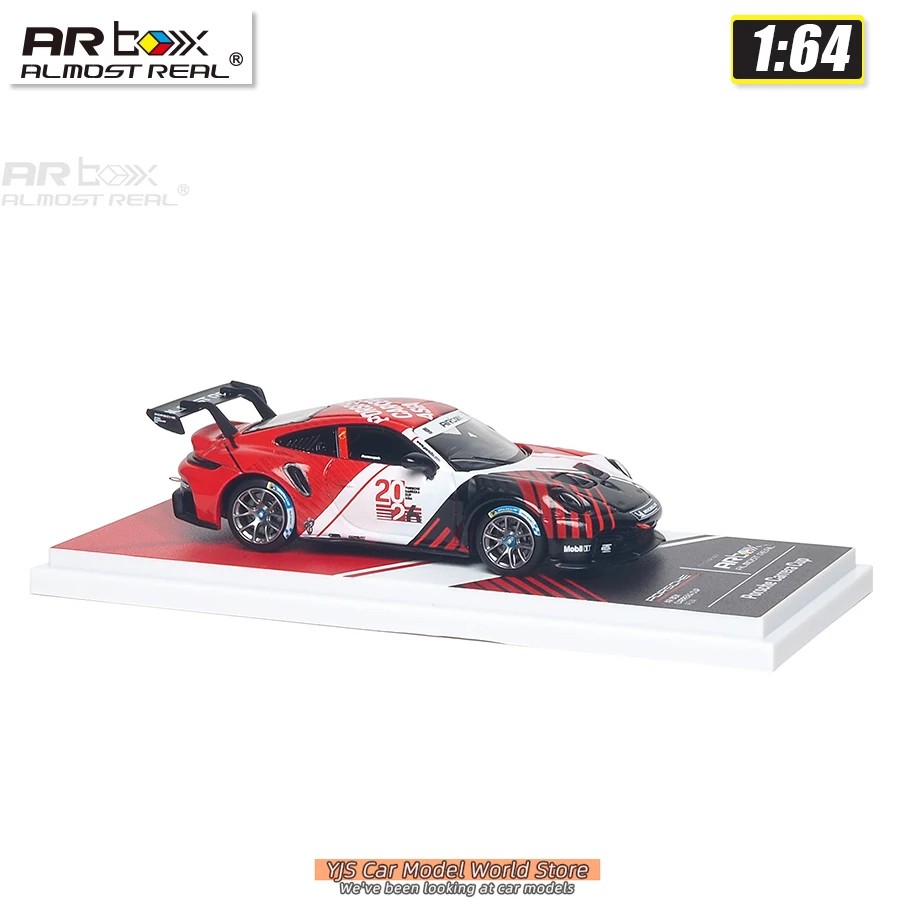 Фото Модель AR BOX из литого металла 1/64 Porsche 911 Cup Asia - Porsche Carrera Cup 2026 Hero Car, коллекционная модель автомобиля №4