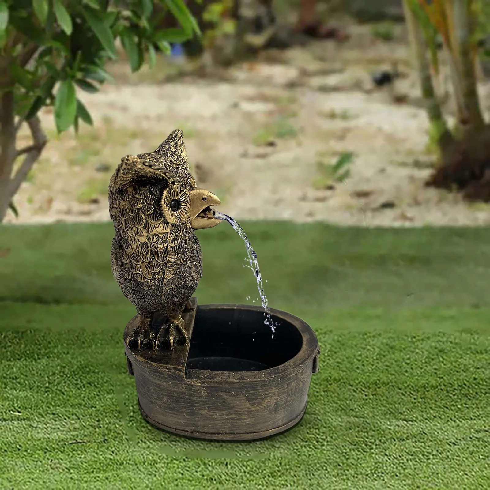 

Creative Animal Mouth Water Fountains Indoor Outdoor Waterfall Fountain Tabletop Water Fountain Feng Shui Home Decoration