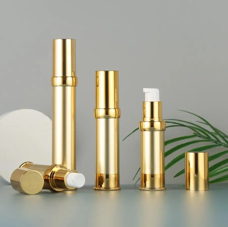 30ml gold airless bottle serum/eye cream/lotion/foundation/emulsion/essence liquid toner balance skin cosmetic packing