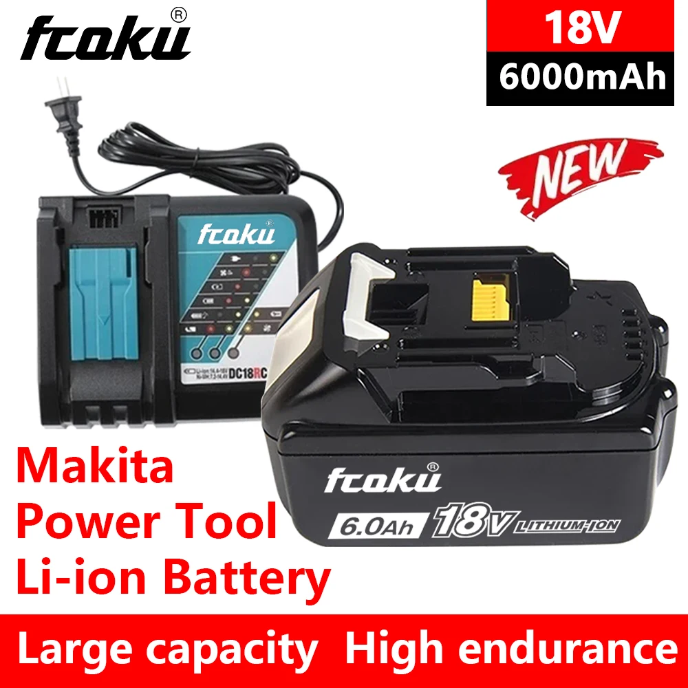 Аккумулятор для электроинструмента Makita 6 0 Ач 9 18 В BL1830 BL1840 BL1850 BL1850B