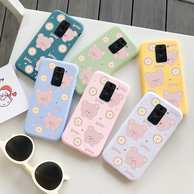 

Adorable For Redmi 10 10x 3s 4A 4X Prime Pro 5 5A Plus 9A 9C G0 S2 6 6A 7 A 8 8A 9 Xiaomi 4G 5G Activ Candy Colors TPU Cover