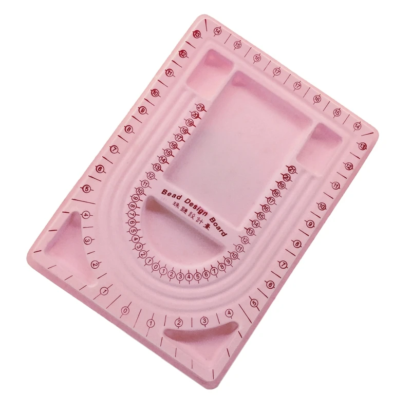 

Practical Bead Board Tray DIY Craft Tool U-Shaped Channels for Girl Necklace Beading Jewelry Making Craft