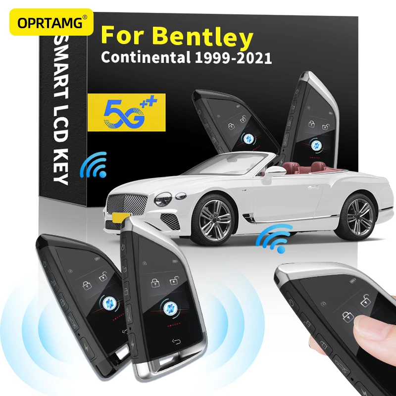 

Car Smart Remote Control Key LCD Display for Keyless Smart Key For Bentley Continental 2000 2001 2002-2018 2019 2020 2021 2022