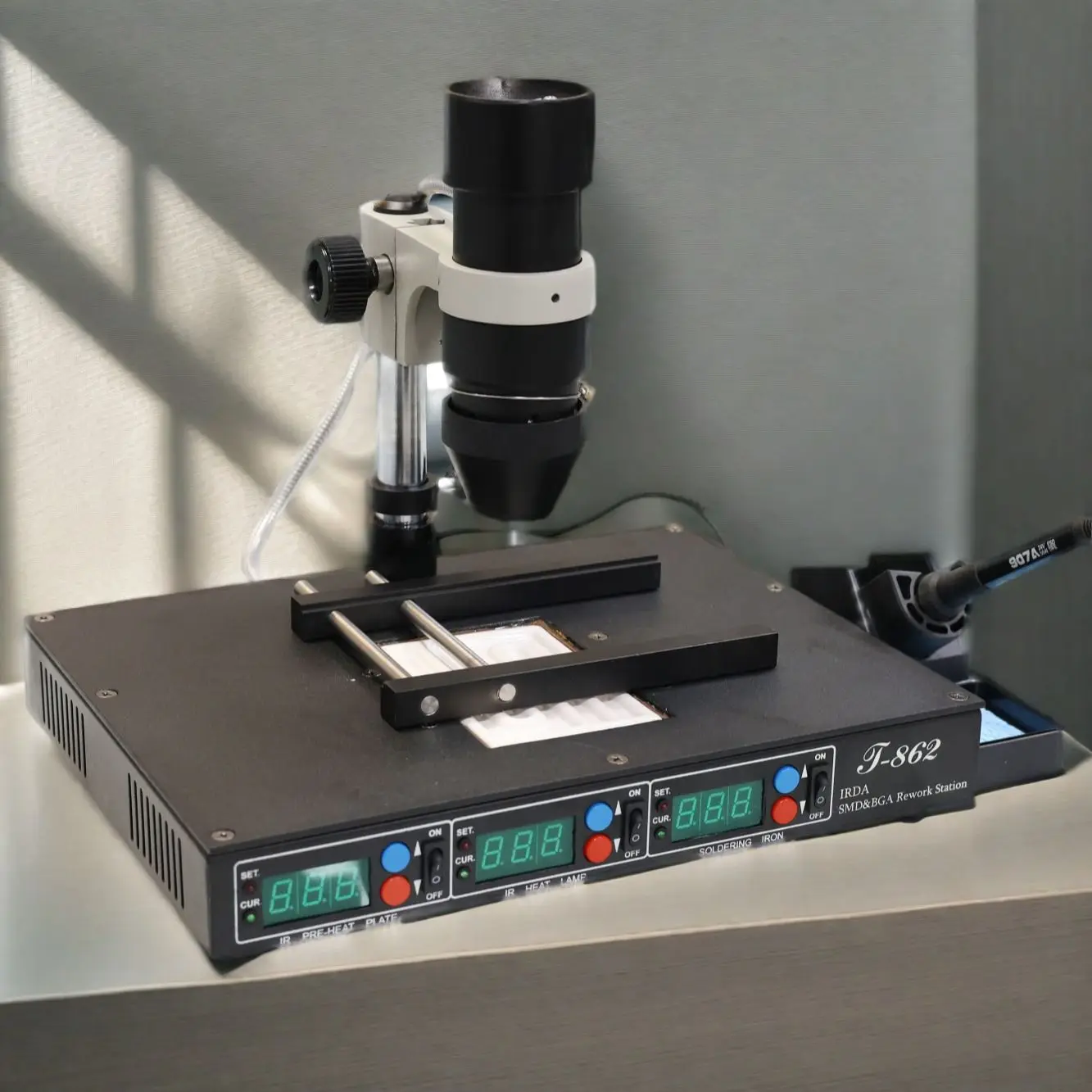 PUHUI T-862 T862 IRDA Инфракрасная паяльная машина BGA станция для распайки SMD SMT