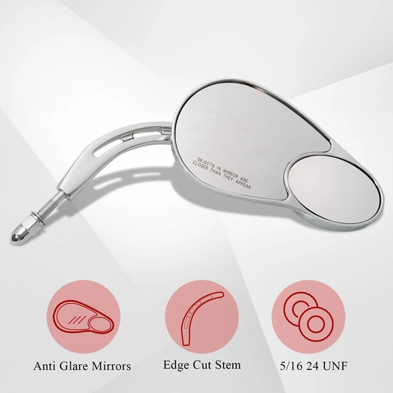 Зеркала заднего вида с разделенным видением для Davidson Road King Street Glide Softail Iron 883 утюг