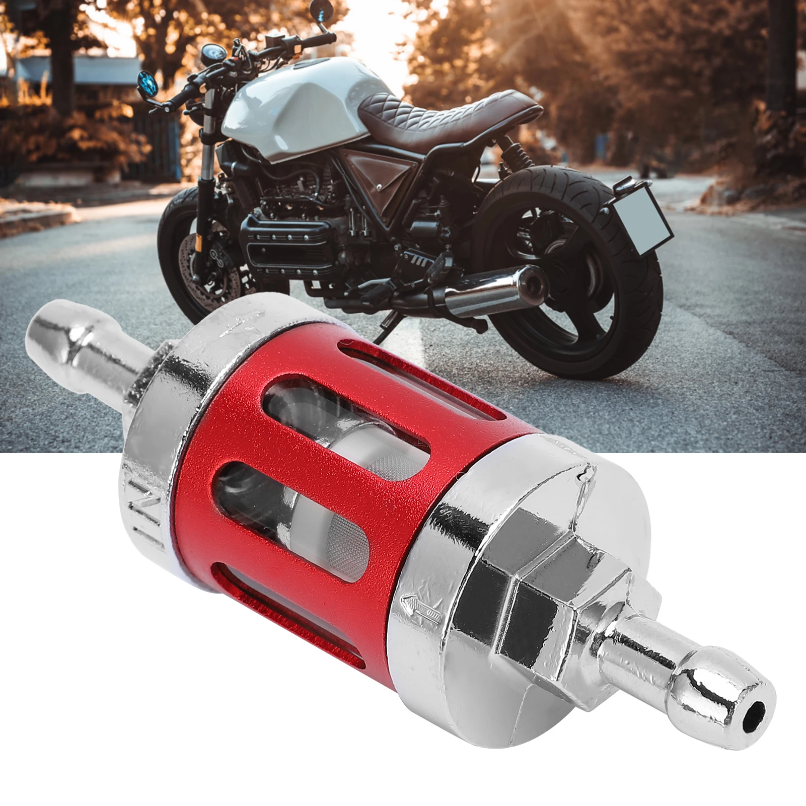 Элемент топливного фильтра Алюминиевый сплав Крышка Замена стекла для