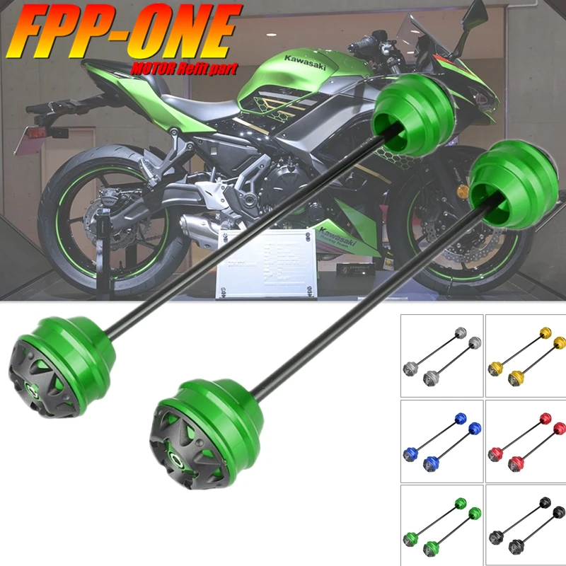

NINJA 650 1000 Front Rear Wheel Protector Axle Fork Crash Slider For Kawasaki Ninja650 Ninja1000 Ninja1000SX