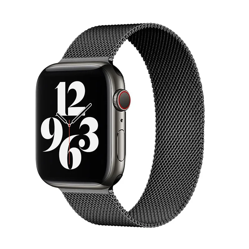 Milanese Loop For Apple Watch Band 49mm 44mm 45mm 40mm 41mm 42mm 38mm 38 mm correa bracelet iWatch series 7 se 3 5 6 8 Ultra