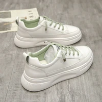 little white shoes female ins2022 spring and summer new korean version of foreign style versatile thick bottom casual shoes