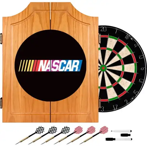 

Beveled Wood Cabinet Set
