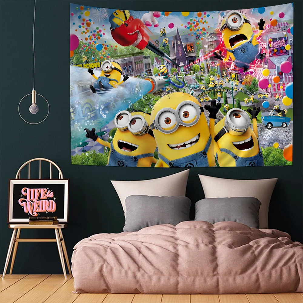 М-Миньоны Д-Гадкий-мой аниме гобелен