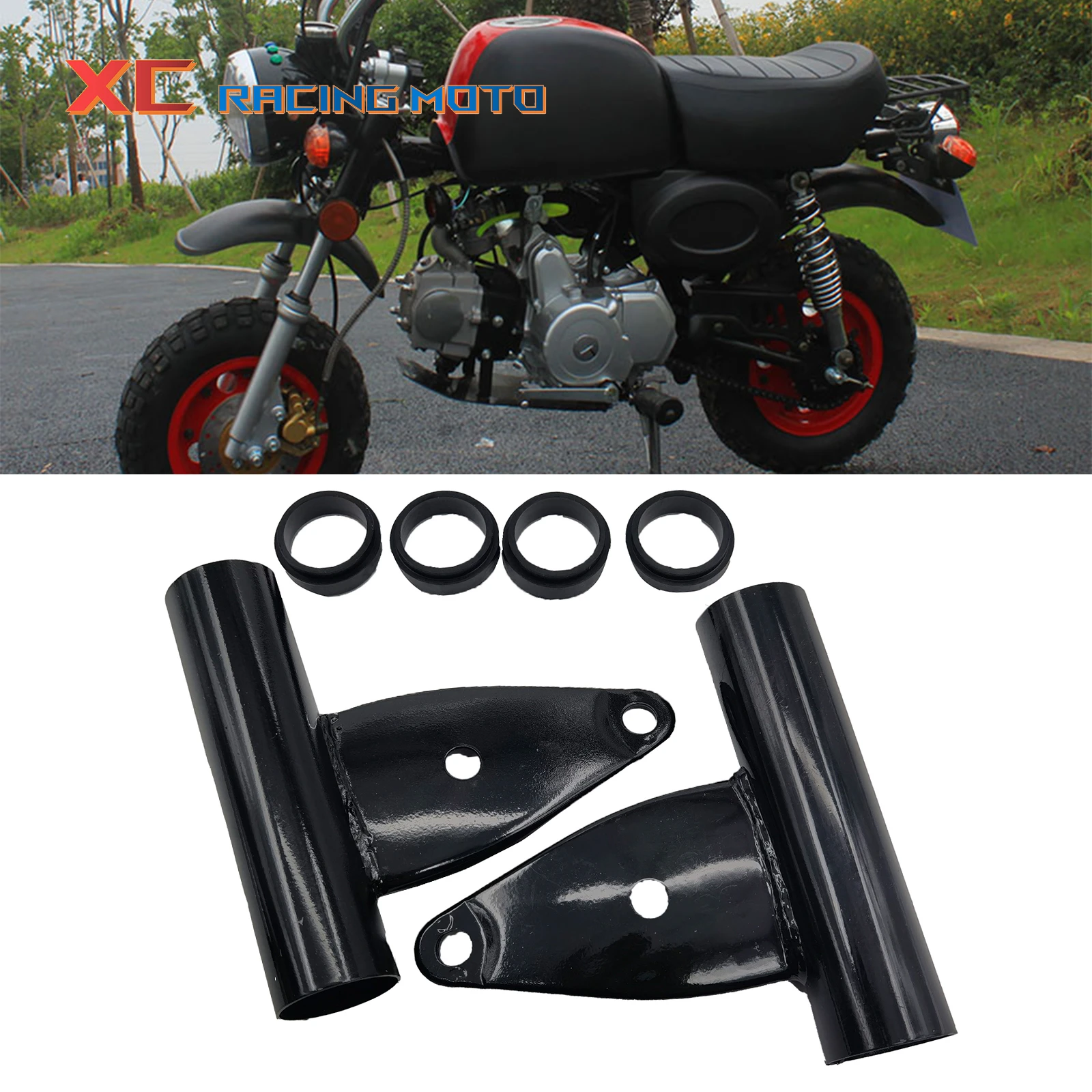 

Motorcycle Accessories Black Headlight Mount Bracket For Honda Mini Trail Monkey Bike Parts Z50 Z50A Z50J Z50R