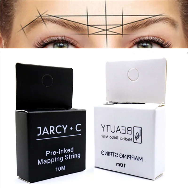 

Mapping String Pre-Inked 10m Microblading Eyebrow Marker Beauty Tattoo Brows Point String Eyebrow Thread Makeup