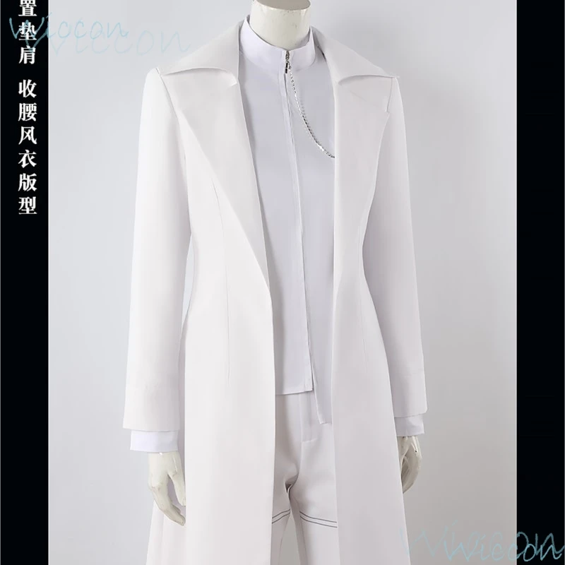 Ivan Anime Alien Stage R 6 Round Косплей Костюм Опора Черный Парик Белый Женский Мужской