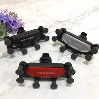 non slip automatic grip car phone holder stand vent gravity bracket silver red black tpu abs phone holder