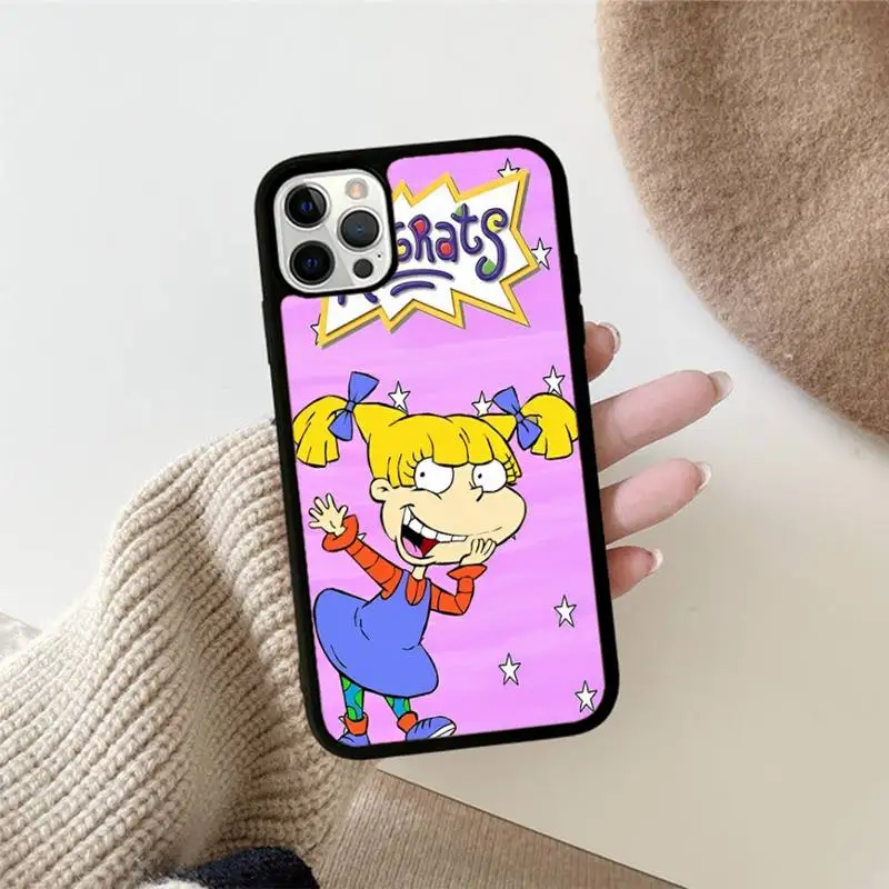 Rug-ratgs Phone Case Silicone PC+TPU Case for iPhone 11 12 13 Pro Max 8 7 6 Plus X SE XR Hard Fundas