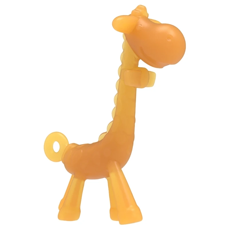 Прорезыватель для новорожденных жевательная игрушка в форме жирафа