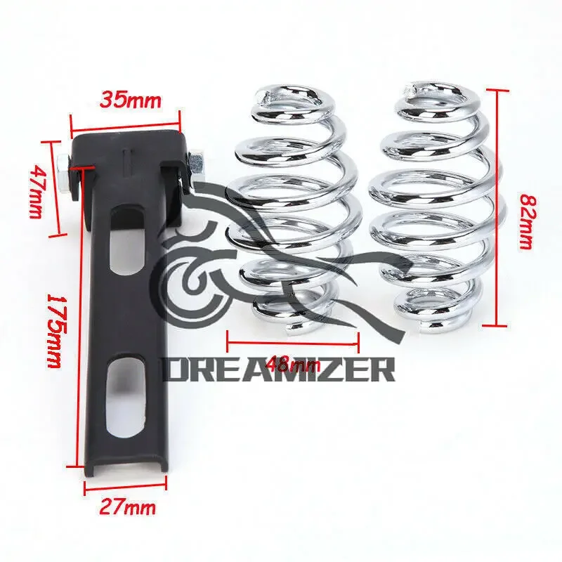 Универсальный мотоциклетный чехол на седло пружинный кронштейн кожаное сиденье