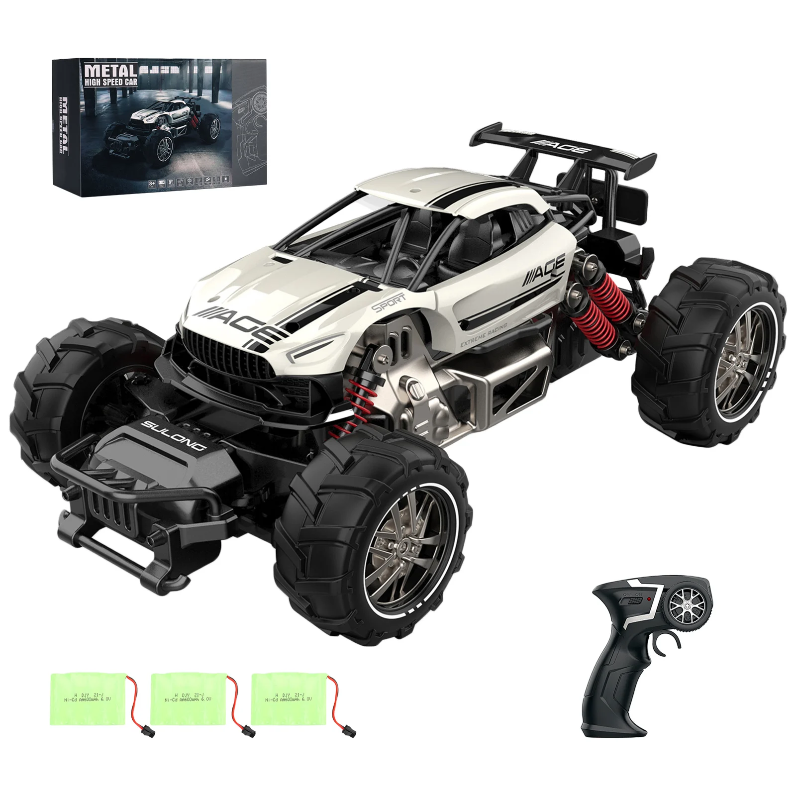 

1/14 RC Racing Car 2.4Ghz 20KM/h High Speed Car Remote Control Car 2WD Cars Buggy Climbing Electric Car Toy for Kids Boys Girls
