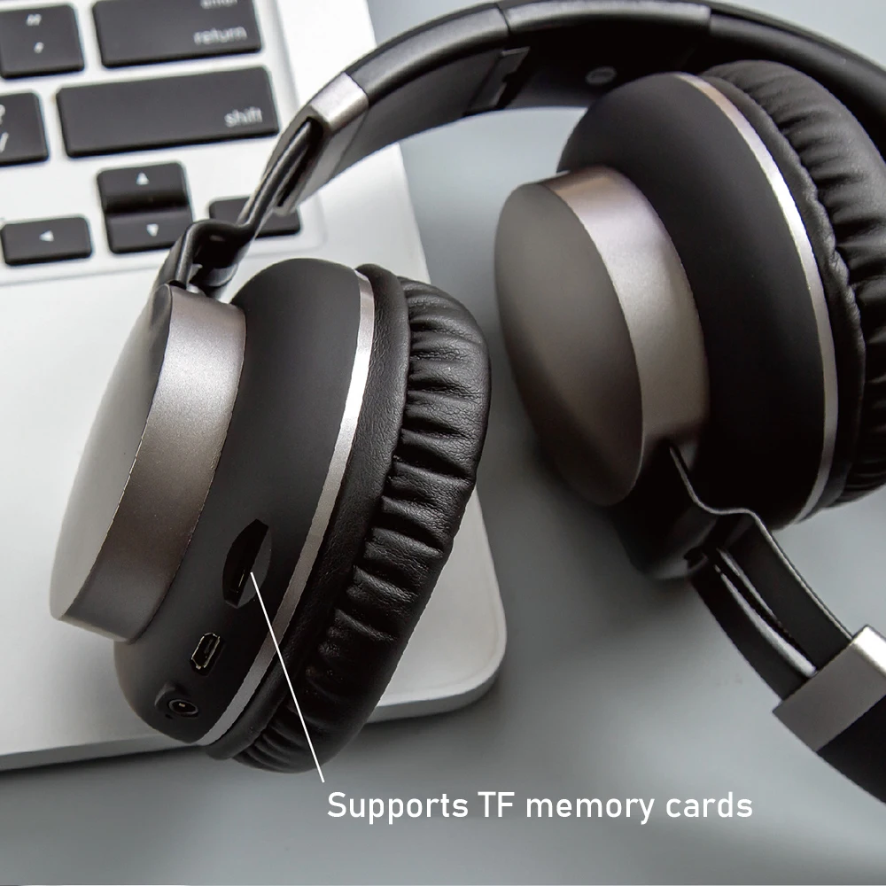 Беспроводная Bluetooth-гарнитура наушники с шумоподавлением Hi-Fi стерео басами