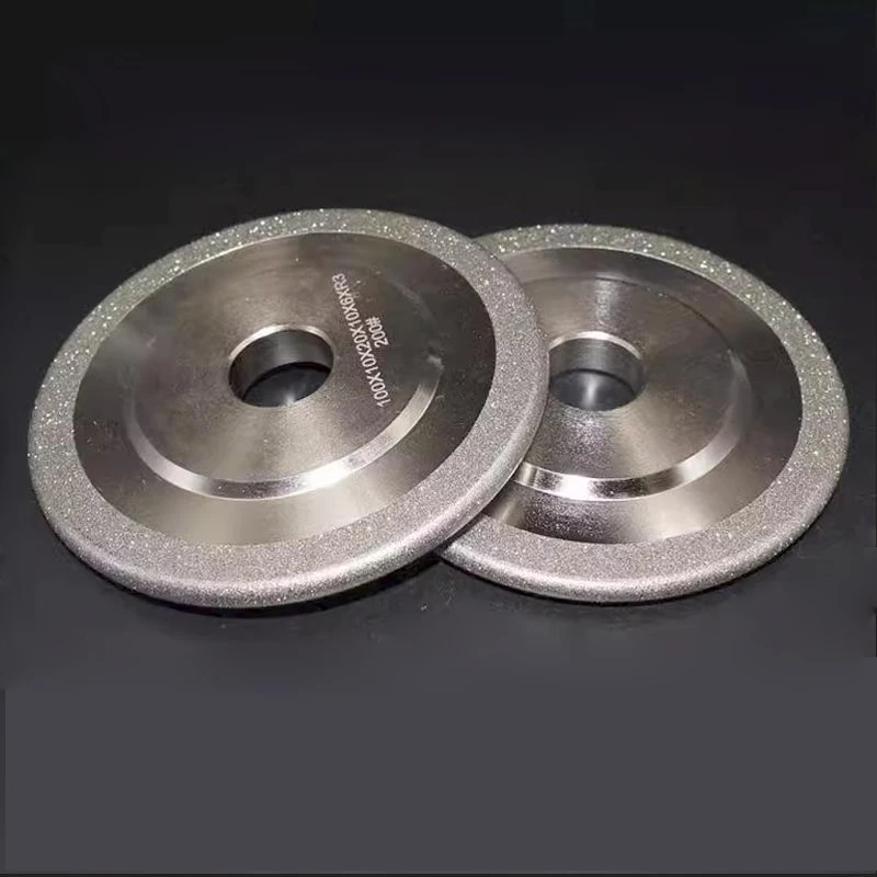 Алмазный шлифовальный круг с циркулярной кромкой из сплава 14F1 SDC вольфрамовый