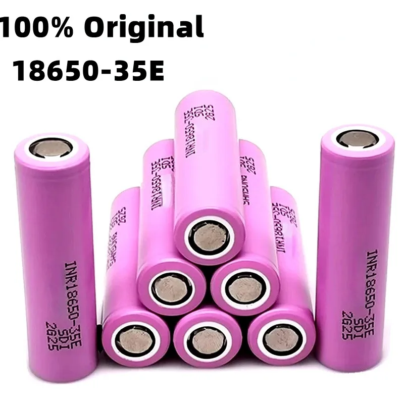 

Новый оригинальный 18650 3500mah 25A Ontlading INR18650 35E 1-10PCS 3,7 V Li-Ion oplaadnaked аккумулятор