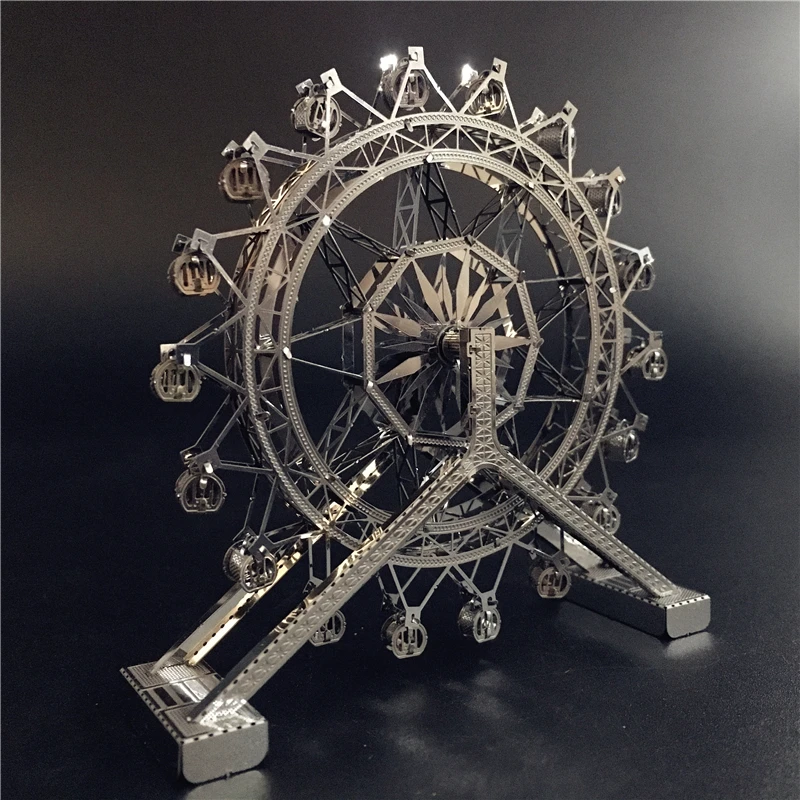 

ZWYC MODEL nanyuan 3D metal puzzle Ferris Wheel architecture DIY Assemble Model Kits Laser Cut Jigsaw toy gift