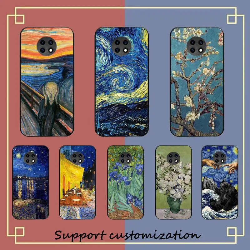 

Van Gogh Starry Sky Art Phone Case For Redmi Note 4 X 5 A 6 7 8 Pro T 9 Pro 9S 10 Pro 11 Pro 11S 11Epro PocoM3pro