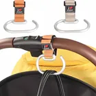 Крючок для детской коляски, высококачественный металлический крючок для коляски, креативный крючок на липучке для коляски, аксессуары для детской коляски