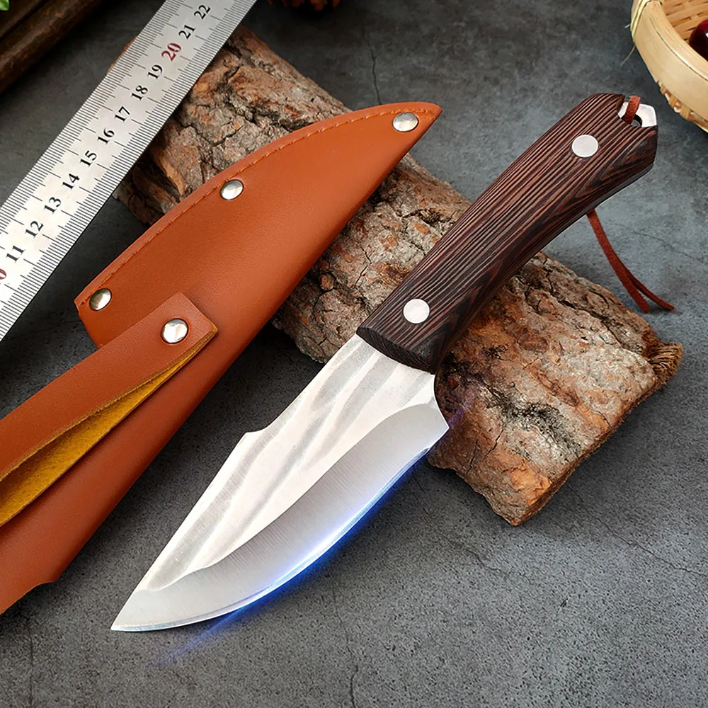 

Forged Boning Butcher Hunting Fishing Tactical Knife Outdoor Survival Cutter Defense Knife Pocket Hunting Camping Hiking Tools