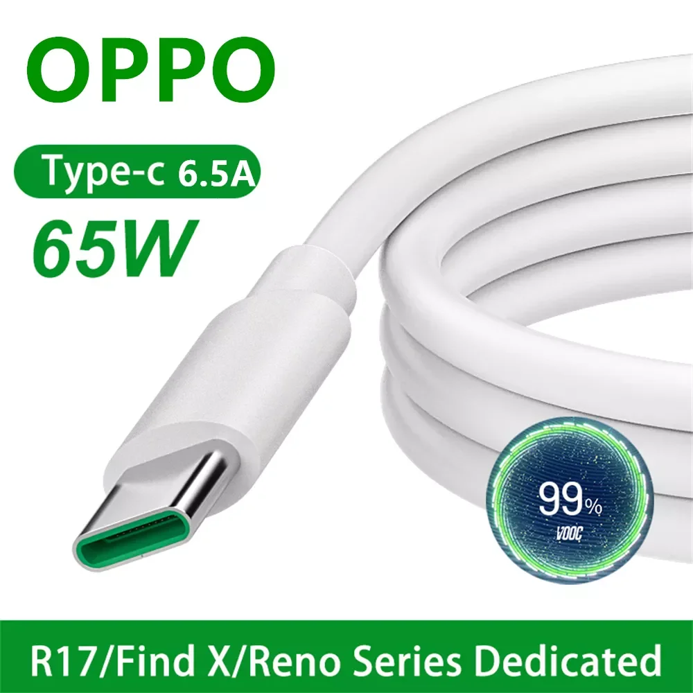 

To USB C Cable 6A Fast Charging Cord for OPPO R17 Find X Reno Type C Cable Mobile Phone Accessories Data Cable Charger USB Cable