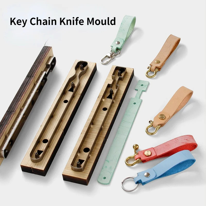 Длинная цепочка для ключей кожаный штампованный японский нож режущий инструмент