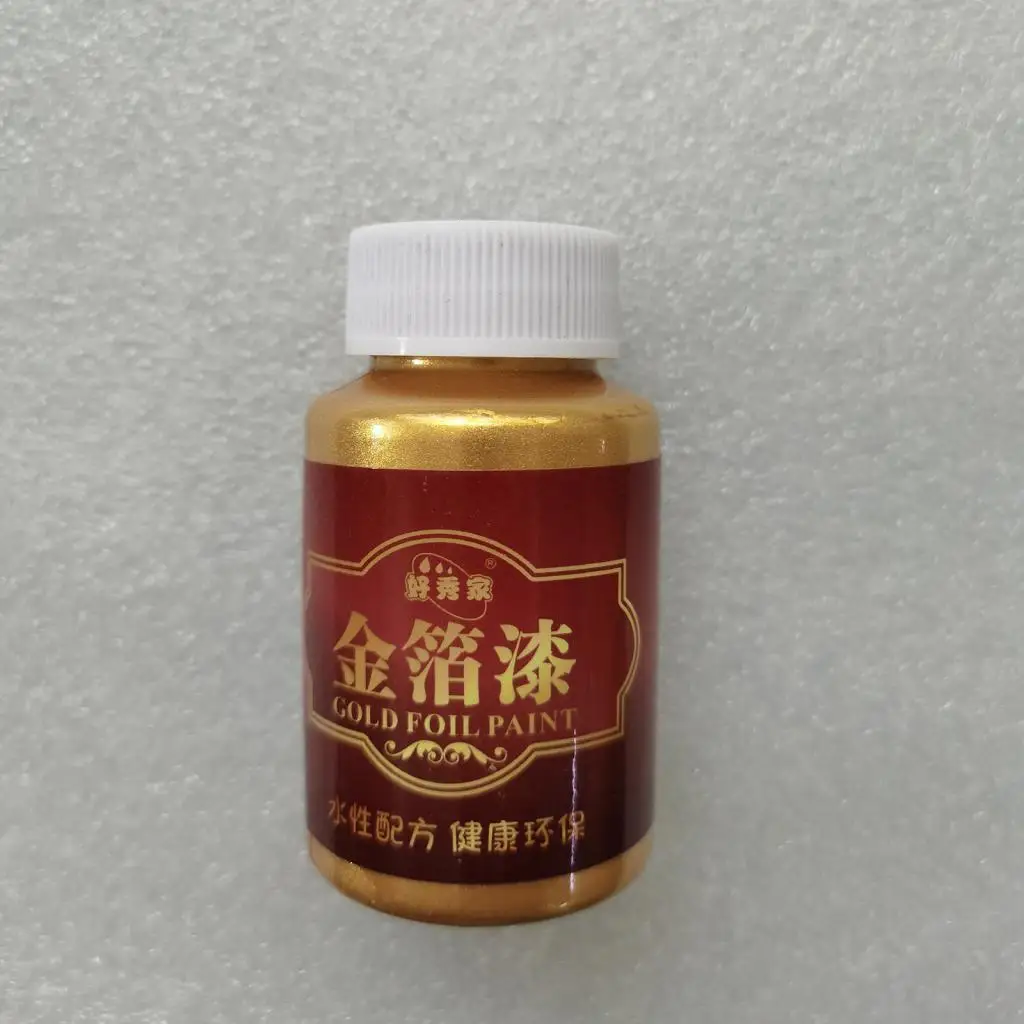 Акриловая краска золотая не выцветающая Золотая искусство для ткани стекла