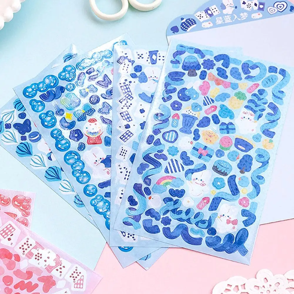 

Новинка, стикеры из ПВХ серии "Звезды", сверкающие декоративные наклейки, школьные принадлежности для рукоделия, оформление страниц