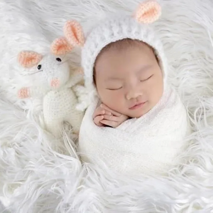Newborn Photography Props Romper Set Hat Baby Photo Studio Shoot Clothes Boy and Girl Costume