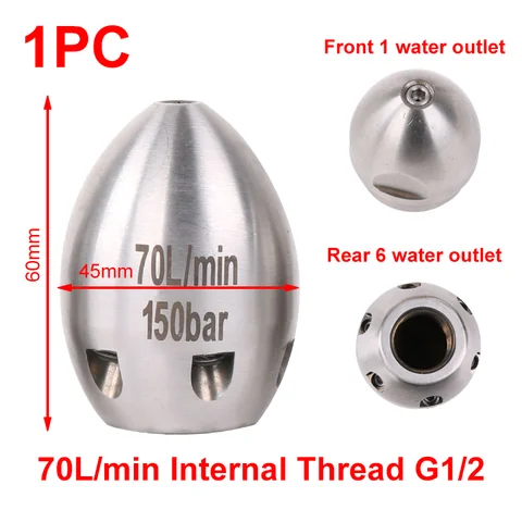 Сопло водяной мыши для канализации  G1/2