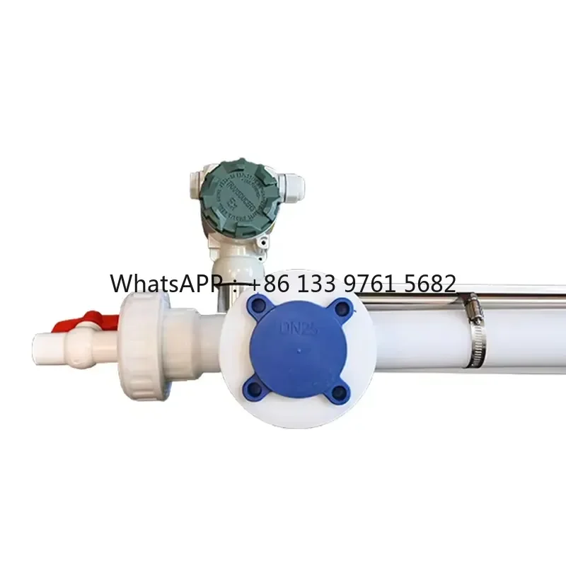 Фото WSQ OEM UHZ-520 Боковой магнитный поплавковый уровнемер PP/PVC для определения высокого/низкого уровня коррозионных жидкостей №5