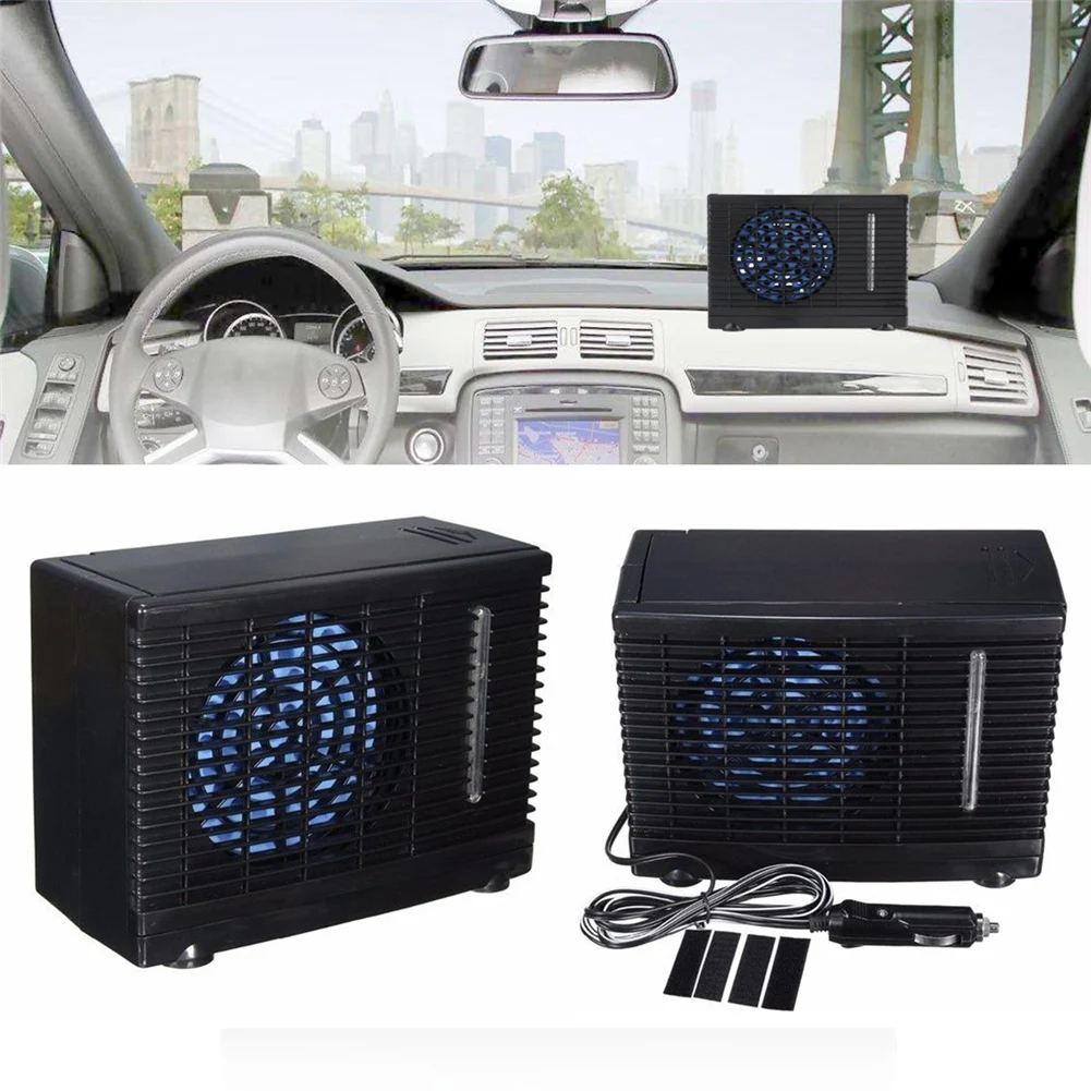 Universal DC 12v Automotive Fan 35W Evaporative Air Conditioner Portable Car Black Portable Mini Cooling Water Accessories