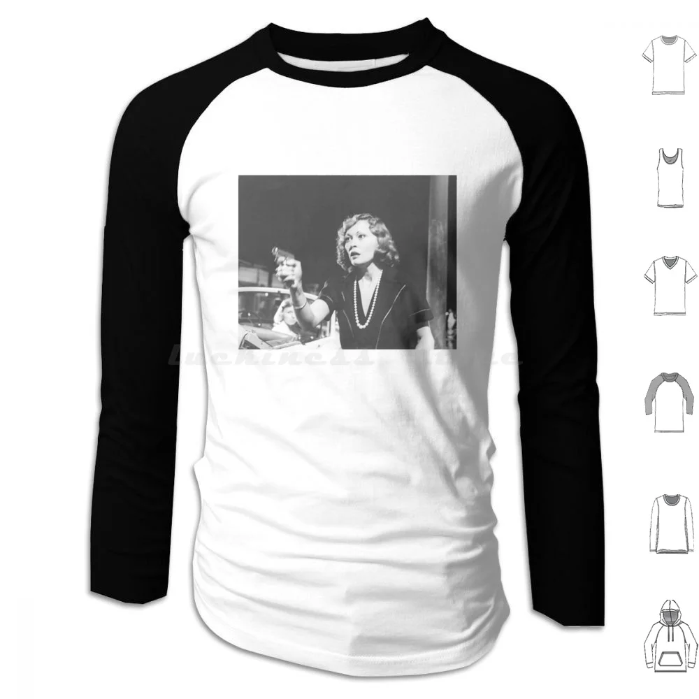 Толстовка с капюшоном для моей сестры дочери из хлопка длинным рукавом Faye Dunaway