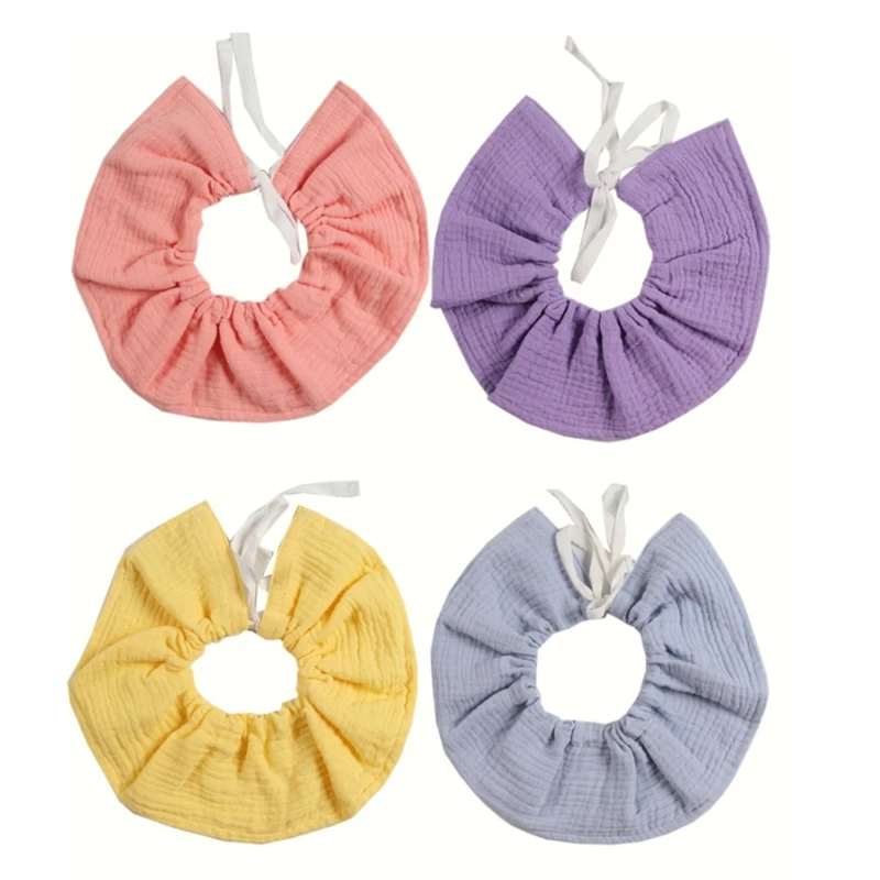 

Мягкий слюнявчик однотонный детский нагрудник шейный шарф декоративный воротник слюнявчик хлопковый слюнявчик для новорожденных Товары д...