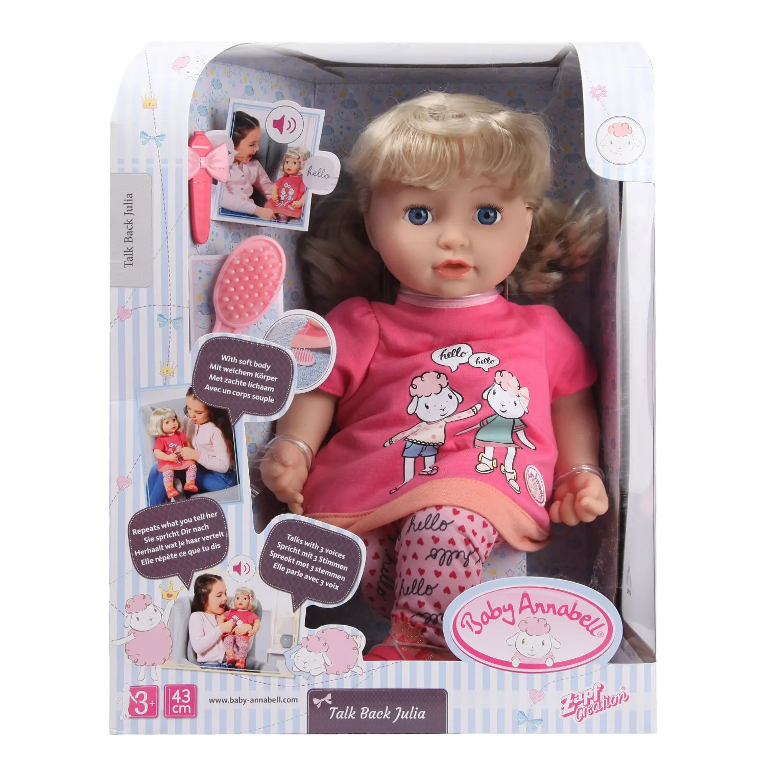 Кукла Zapf Creation Annabelle Джулия интерактивная | Игрушки и хобби