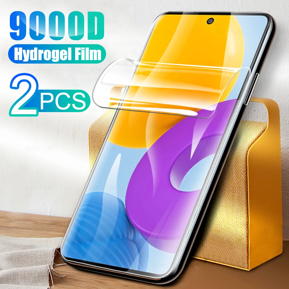 

Гидрогелевые пленки для Samsung Galaxy M52, Мягкая полное покрытие для Samsung F41, F52, F62, M01, M02, M10, M11, M12, 2 шт.