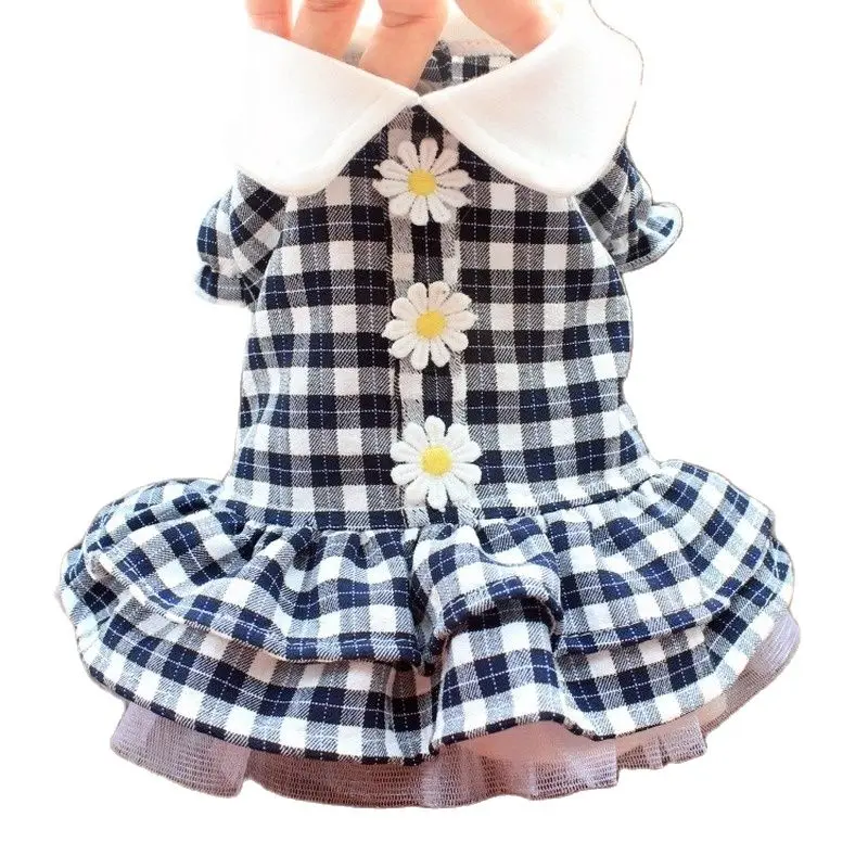 

2022 New Dog Dress, Summer Cotton Pet Coat Wholesale, Small and Medium Corgi Teddy Chihuahua Yorkshire Puppy Thin Clothing,