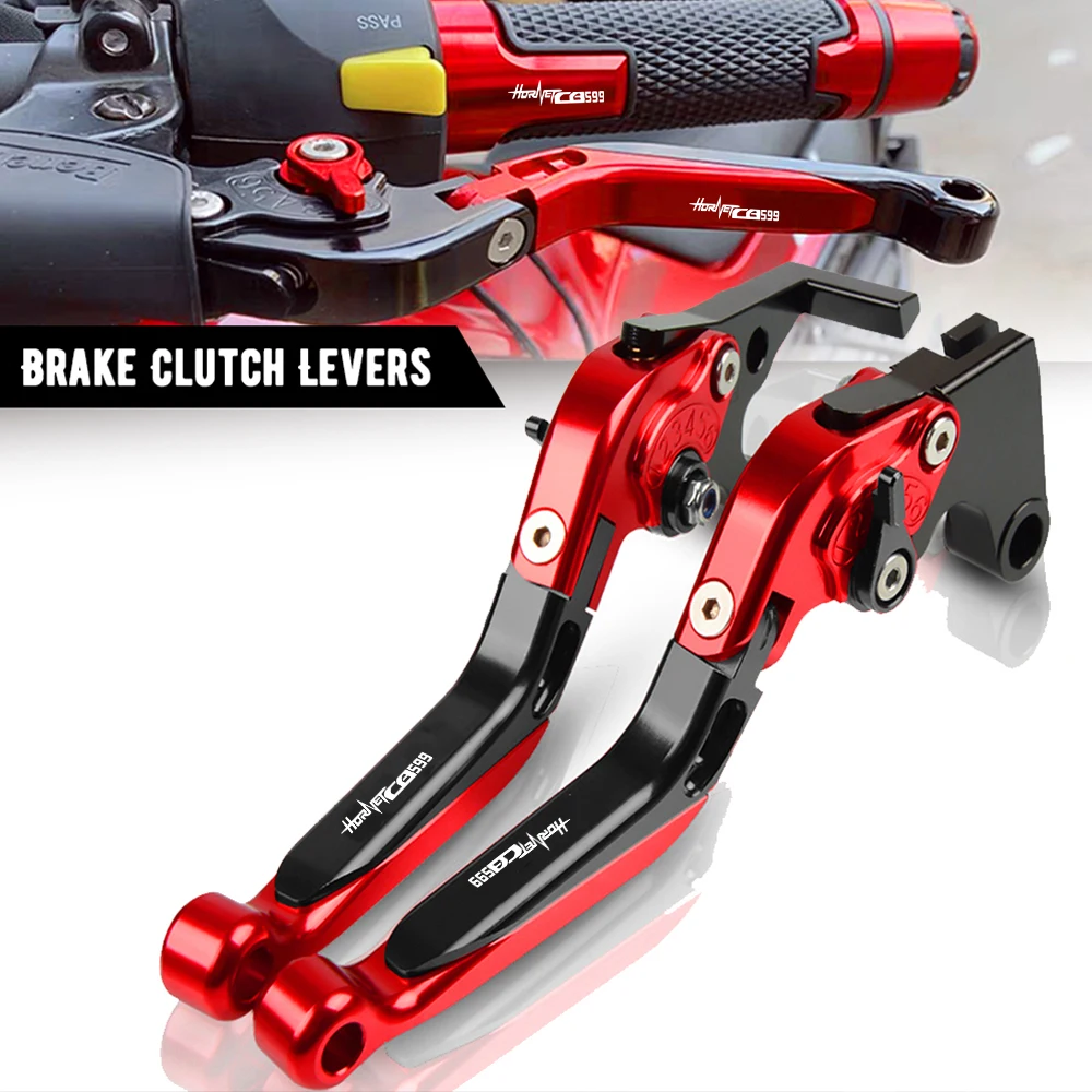 

CB599HORNET Motorcycle Adjustable Handle Brake Clutch Levers For Honda CB599 HORNET 1998-2006 2005 2004 2003 2002 2001 2000 1999