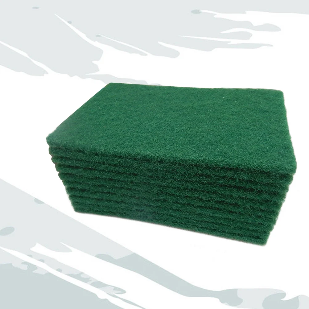 

Pads Scouring Dish Pad Green Scrubsponge Scrubber Cleaning Washing Reusable Kitchen Dishes Scrubbing Cleaner Dishwashing