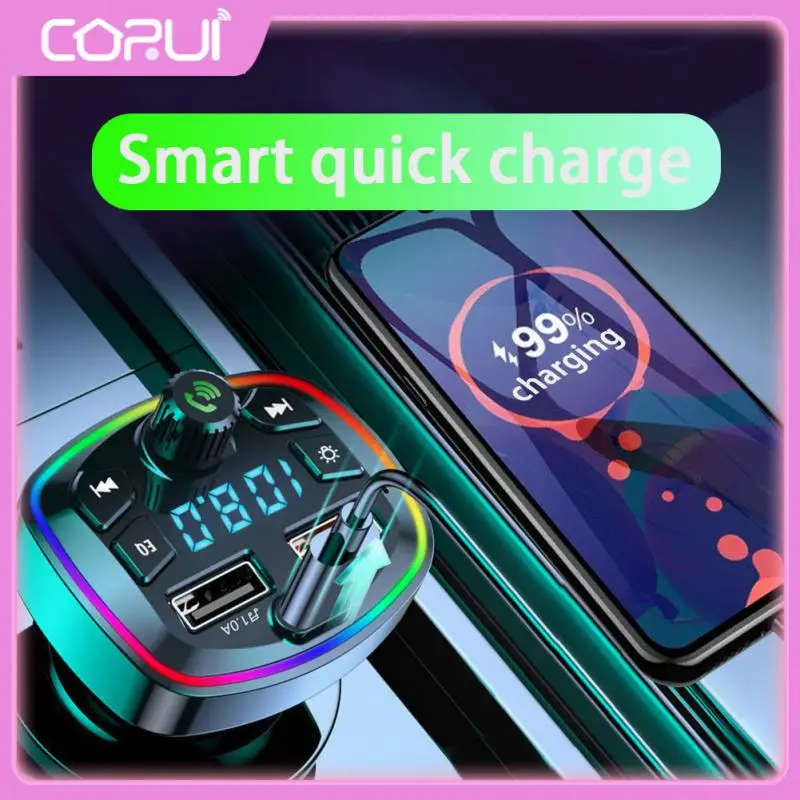 

Lossless Music Cigarette Lighter Hands-free Car 5.0 Charger Dual Usb Fast Charging Fm Transmitter Car Accessories