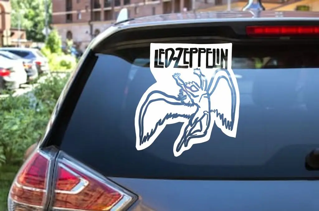 Наклейка виниловая Led Zeppelin Лед Зеппелин №2 | Дом и сад