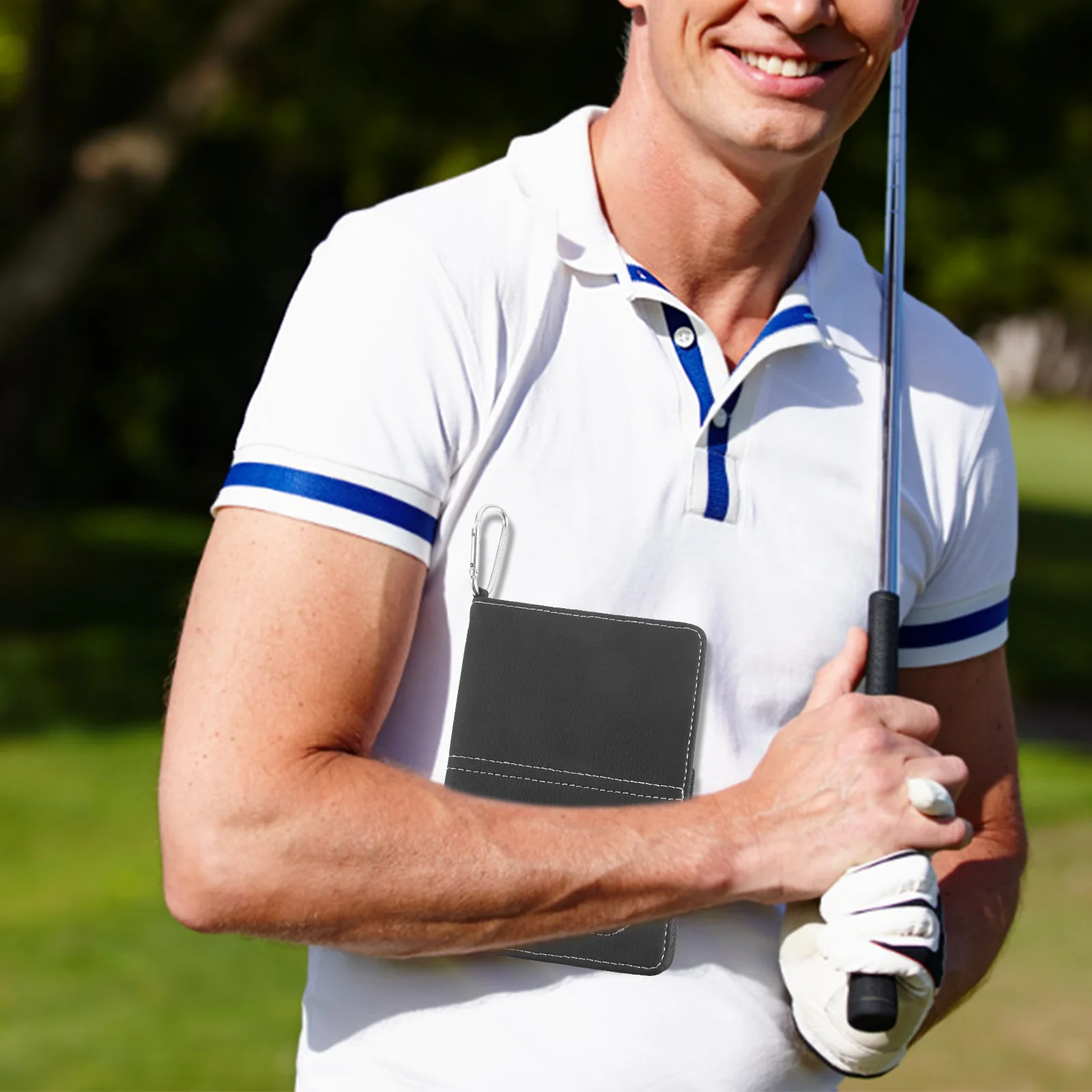 Легкий портативный держатель для клюшек Golf Scorebook записывающее устройство гольфа